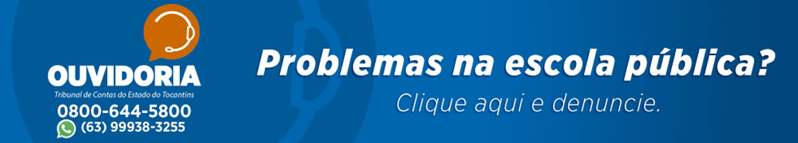 Irregularidades na educação pública? Clique aqui e denuncie.